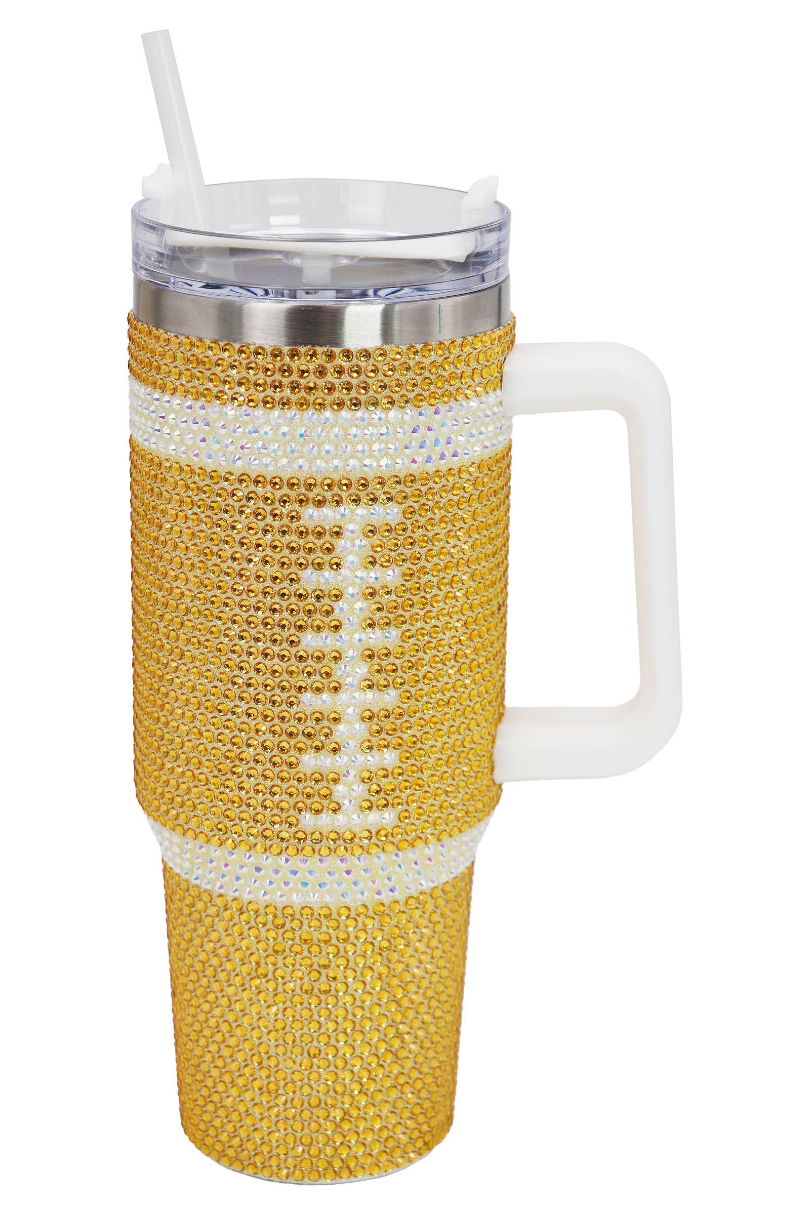 Cap Zone - Wholesale Insulated Mug/Tumbler - Football Gameday Bling Glam Insulated Tumbler9
