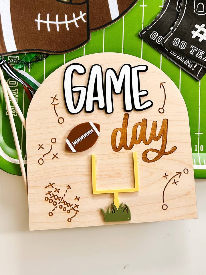 Matchdagshylla-skylt för wholesale av Goldie Letter Company