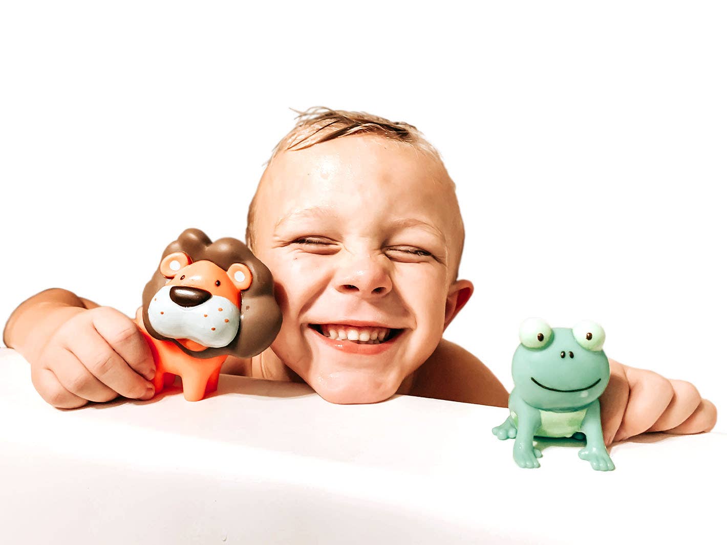 SplashEZ - Wholesale Bath Toy - Baby - Bath Toys for Babies and Toddlers Mold Free (5 Animals/ set)1