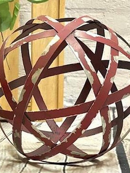 Esfera grande de metal rojo para venta al por mayor de DNS Designs