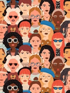 Femmes diverses, PAN035 pour la vente par Actetre Deutschland Gmbh