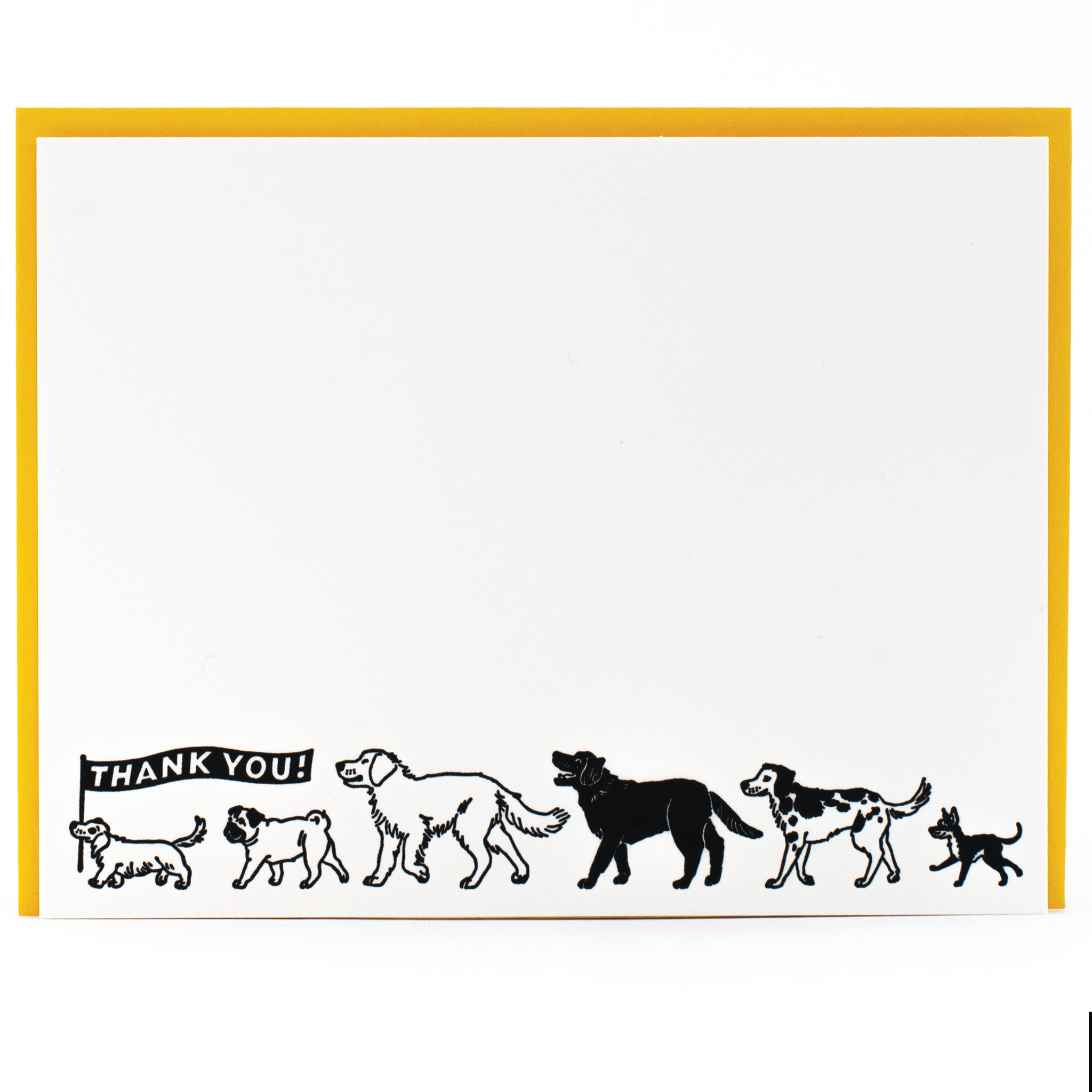 Smudge Ink - Wholesale Stationery/Notecard Set - Dog Parade Note Cards with Letterpress Envelopes1