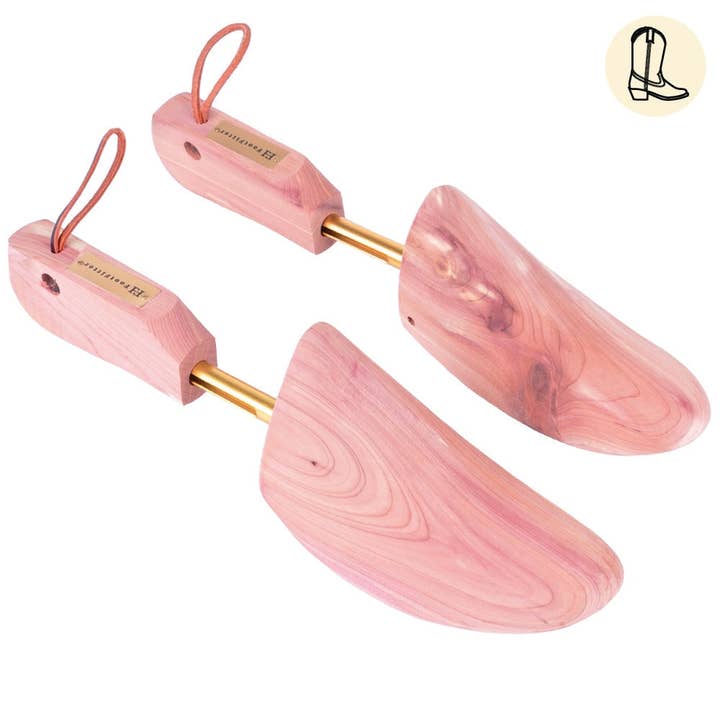 FootFitter Western Cedar Boot Tree - Shoe Trees for Western Cowboy Style Boots - CW12 for wholesale by FootFitter
