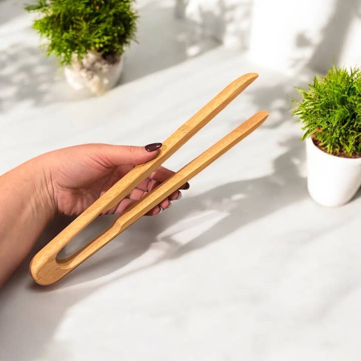 Bamboo Switch – wholesale Kökstång – 12" Bambu Tång | 2448