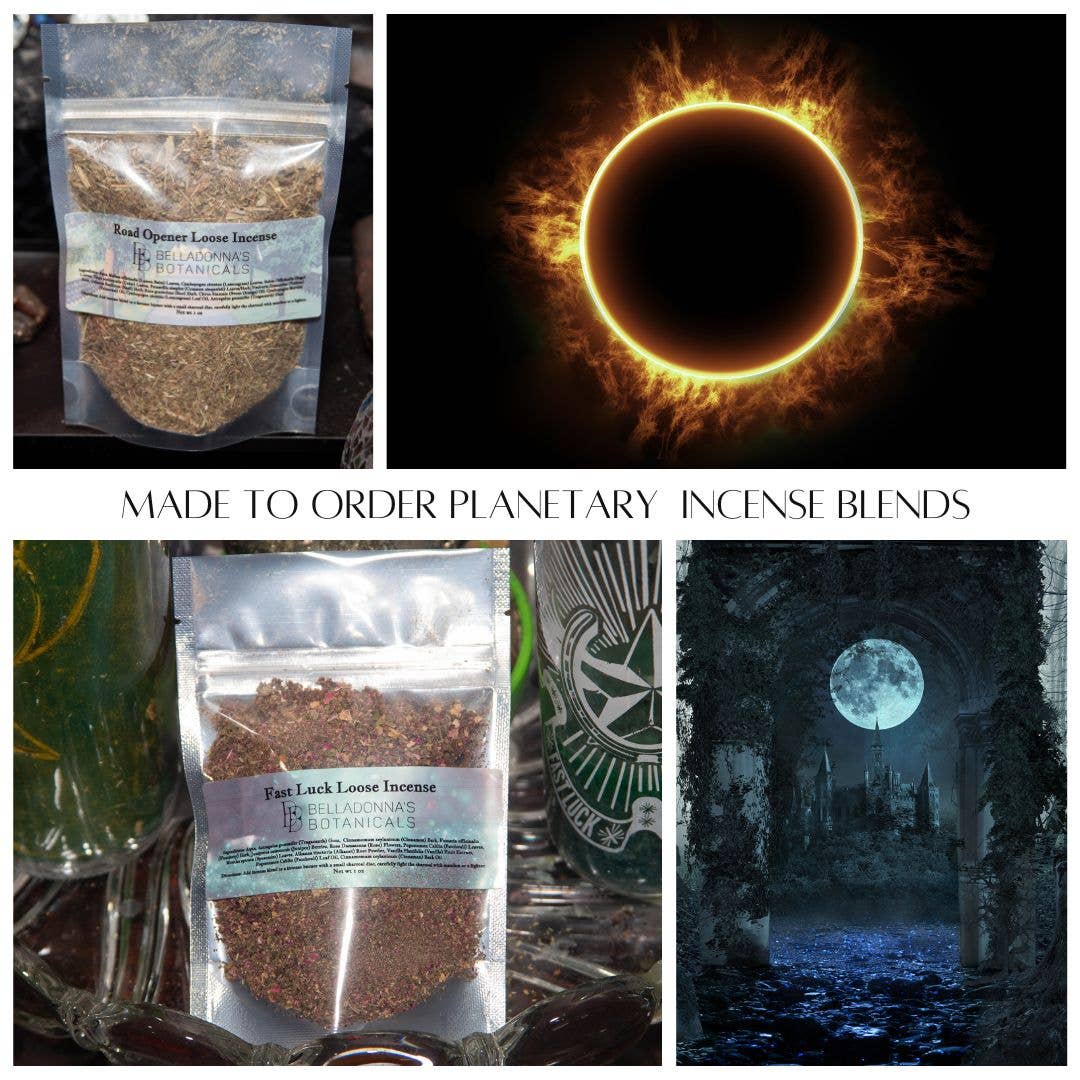 Belladonnas Botanicals - Wholesale Incense - Made to Order Chakra Incense Blends0