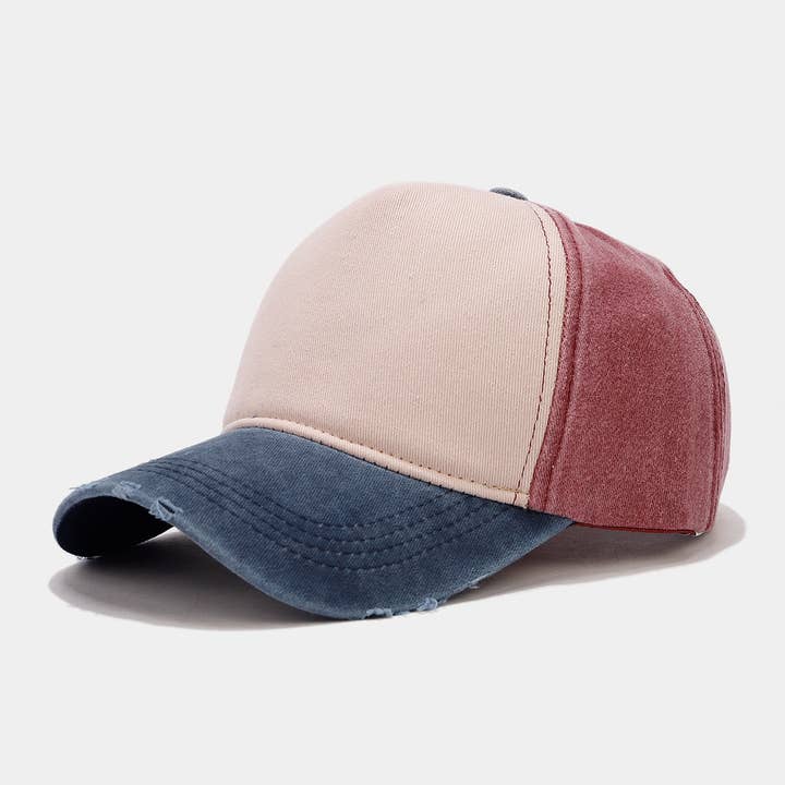 Washed cotton ripped baseball cap, golf style CWAH1568 for wholesale by ACCITY