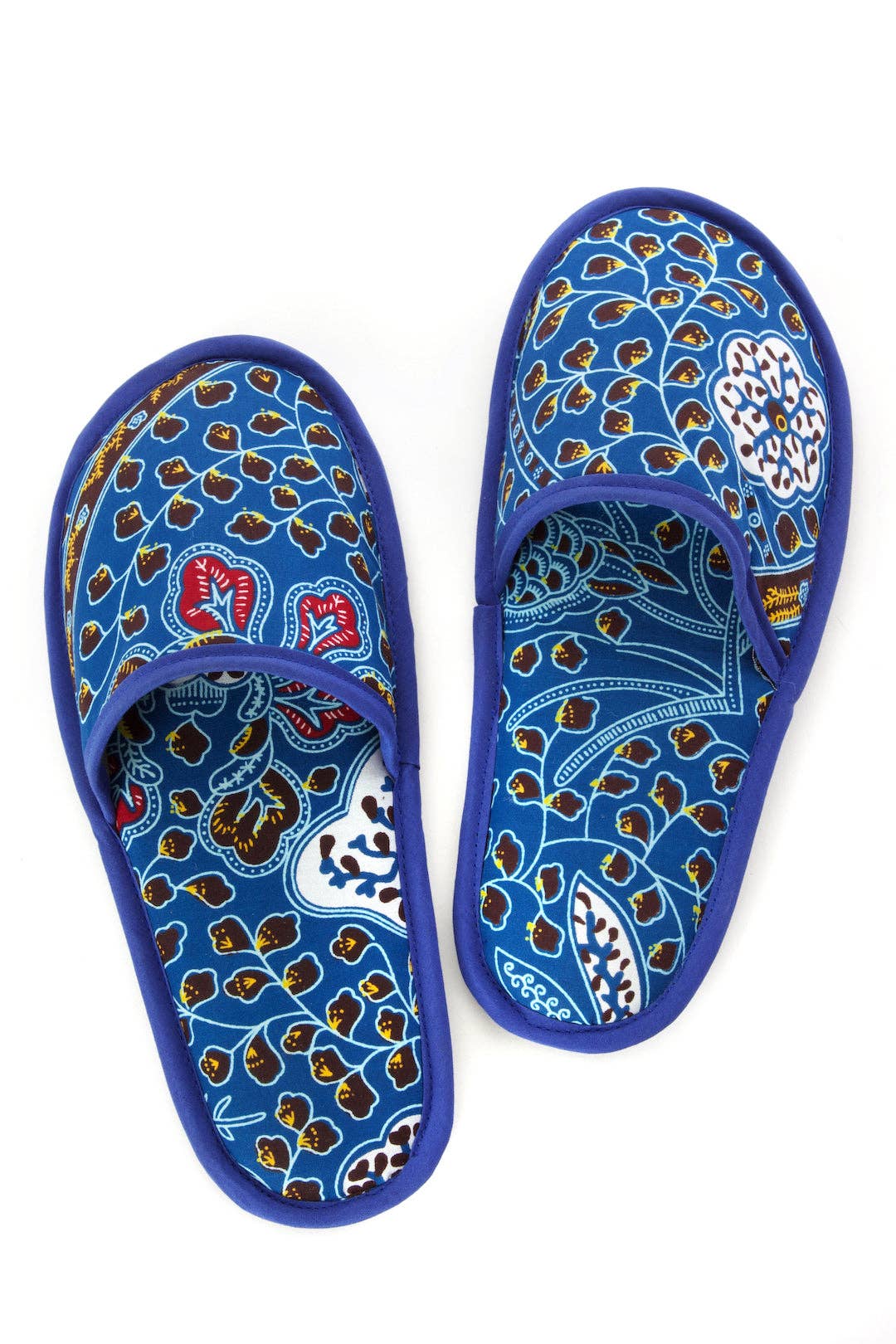 African Modern - Wholesale Slippers - Unisex - Large Assorted Ankara Cloth House Slippers from Ghana3