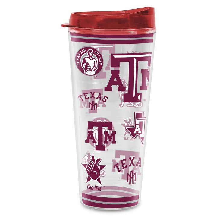 Texas A&M Aggies 20oz Tritan Tumbler for wholesale by Rico Industries