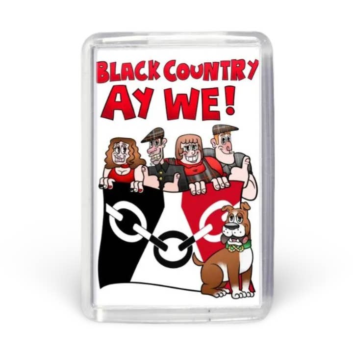 Black Country Ay Ue! Íman Acrílico para Frigorífico por atacado de Black Country Cards
