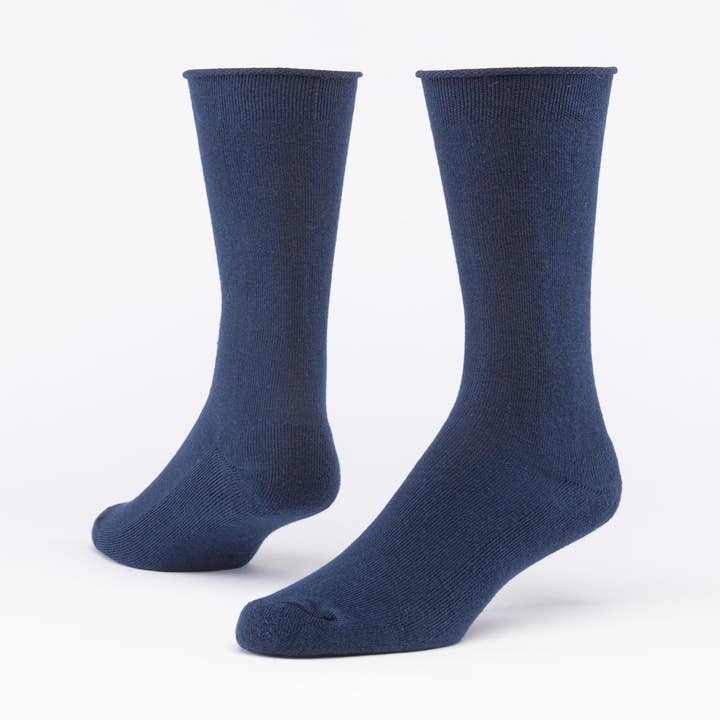 Organic Cotton Cushion Crew Socks for wholesale by Maggie's Organics