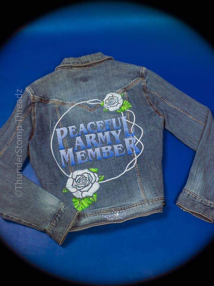 PEACEFUL ARMY MEMBER Custom for wholesale by ThunderStomp Threadz