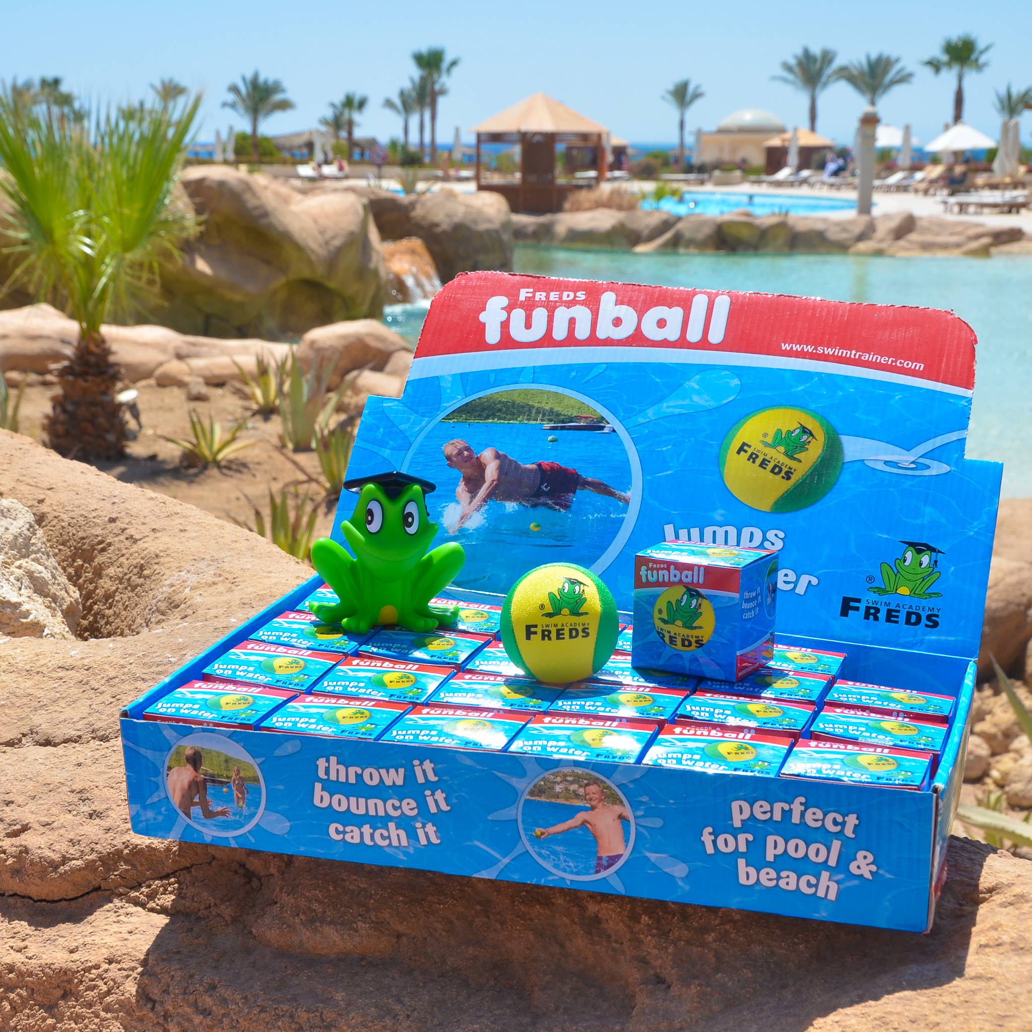 FREDS SWIM ACADEMY GmbH – Engroshandel Legetøj til stranden/poolen - Børn og baby – Fred's Funball vandbold5