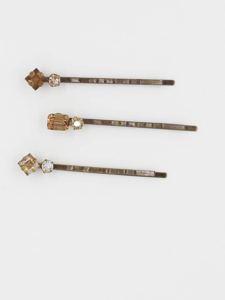 Glittrande Swarovski droppe hårnål uppsättningar för wholesale av Acute Designs