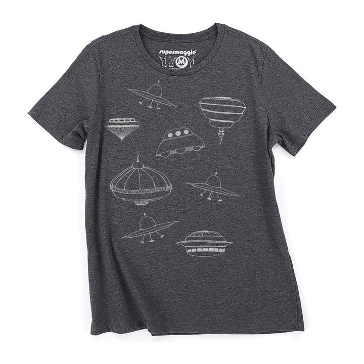 Supermaggie @ Faire - Wholesale Screen Printed T-Shirt - Women's - UFOs Calliope Tee1