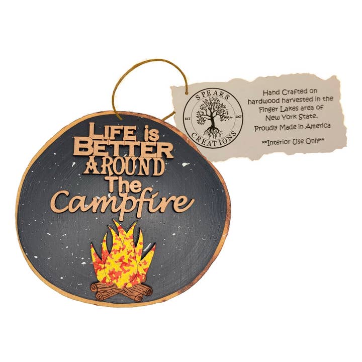 Spears Creations - Wholesale Sign - Camping,Outdoor Gifts,Campfires,Camping,Gifts,Summer,Love3