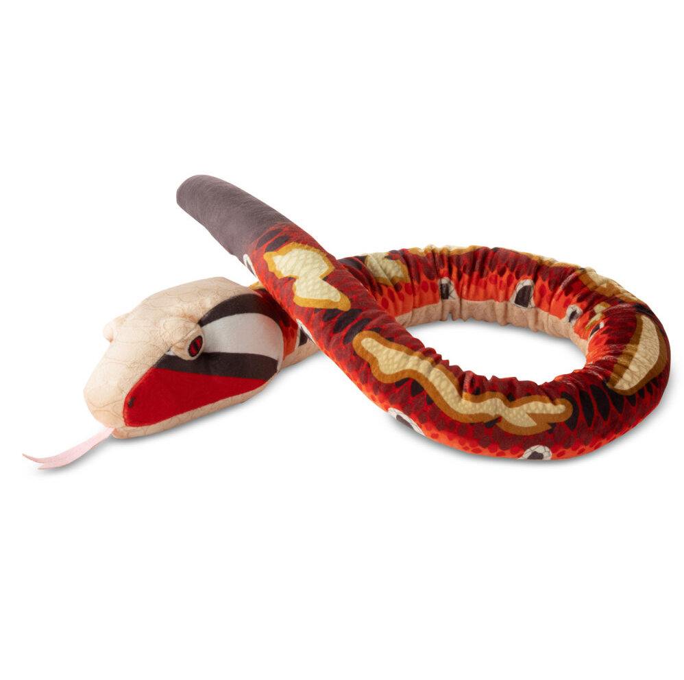 The Petting Zoo - Wholesale Knuffels - Kinderen en baby - Earth Keeperz Bloedpython Slang 54" (137cm) Gerecycled Pluche4