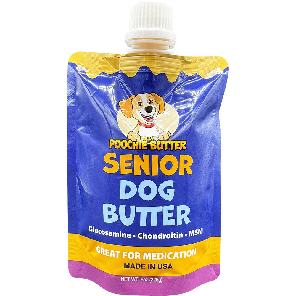 Poochie Butter - 6 Squeeze Packs + 6 Lick Pads – Your Healthy Pet