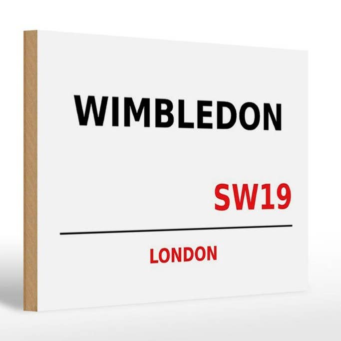 London 30x20 cm Wimbledon SW19 wooden decorative sign wooden sign and other Purchase Wholesale wielerkleding. Free Returns & Net 60 Terms on Faire trending on Faire.