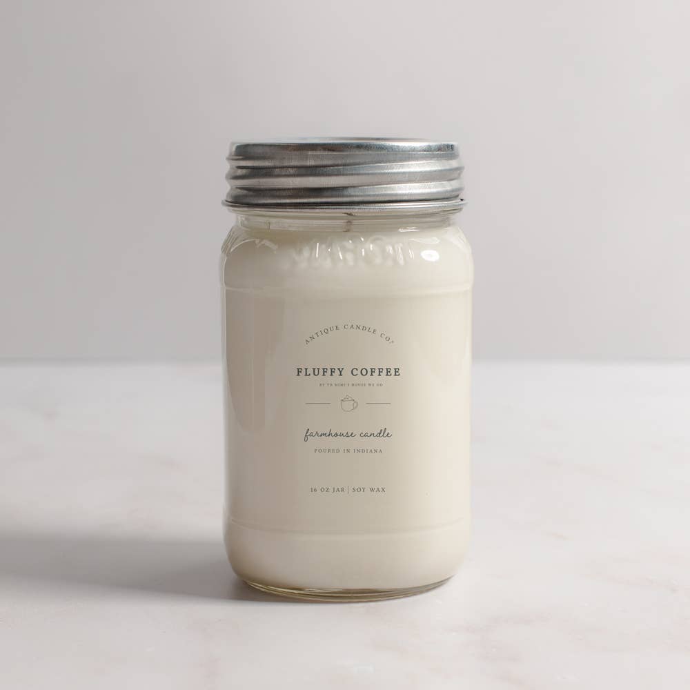 Antique Candle Co.® - Wholesale Jar/Filled Candle - Fresh Roasted Coffee - Soy Wax Mason Jar Candle3
