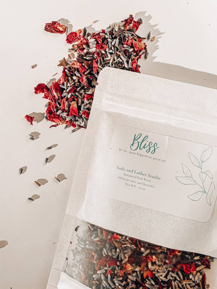 « Bliss » - Bain Brew Botanique pour la vente par Suds and Lather Studio