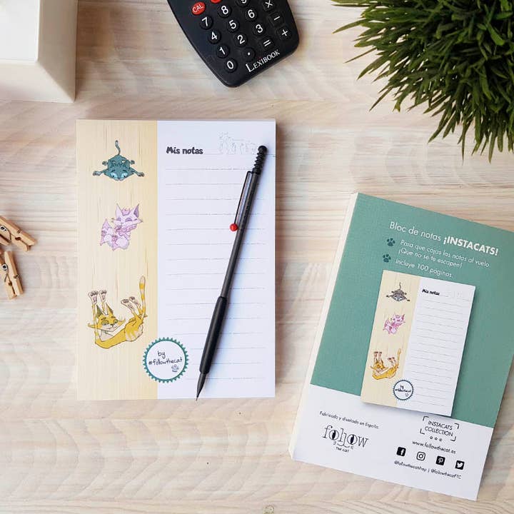 Kladblok - Instacats „Free Falling” voor wholesale door Follow The Cat