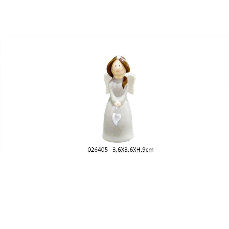 Faye - Wholesale Decorative Figurine - Religious Angel Deco 3.6 X 3.6 X H. 9 cm0
