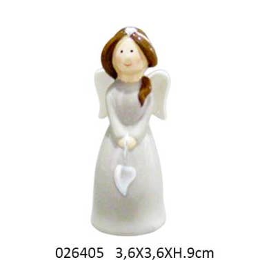 Faye - Wholesale Decorative Figurine - Religious Angel Deco 3.6 X 3.6 X H. 9 cm0