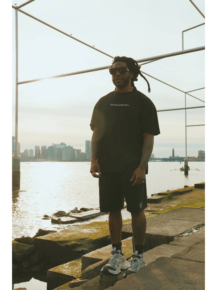 Black Love Who Loves You (Black - Shorts) for wholesale on Faire10