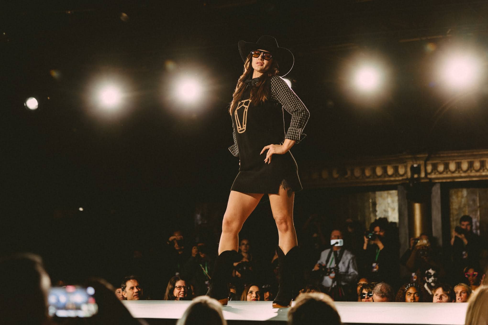 Rodeo Hippie - Wholesale Dress - Women's - MOD HORSE SWEATER DRESS IN BLACK (Pre-pack 2/2/2/1)8