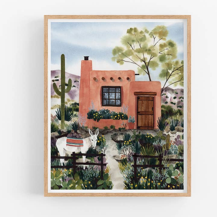 Lámina de arte Desert House para venta al por mayor de May We Fly