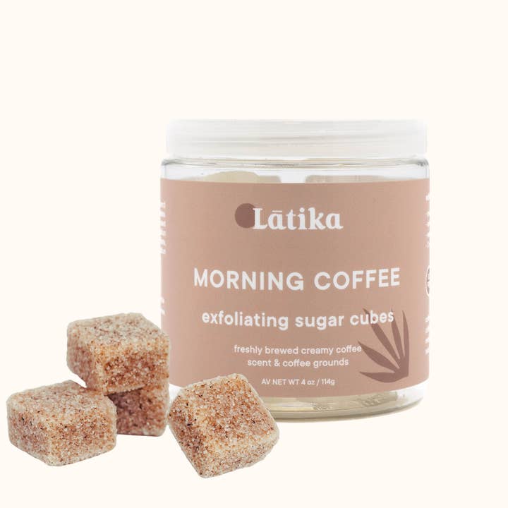 Latika Beauty - Wholesale Body scrub/exfoliant - Sugar Scrub Cubes - Morning Coffee ๐ค