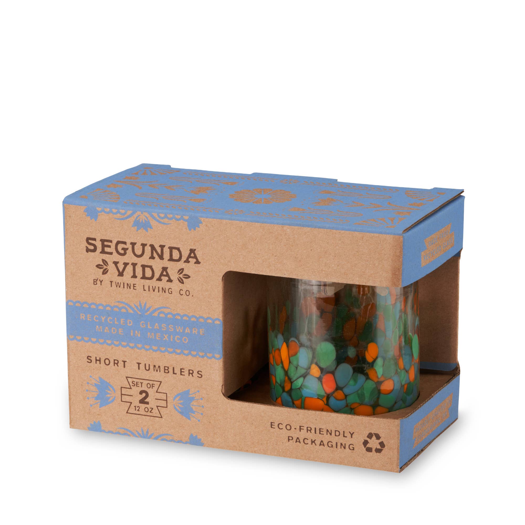 Twine - Wholesale Cocktail/Liquor Glass - Segunda Vida Viajar Short Tumblers Set of 21