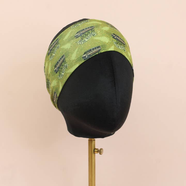 Down by the River Stretch Headband for wholesale by The Sassy Olive Handmade Headbands