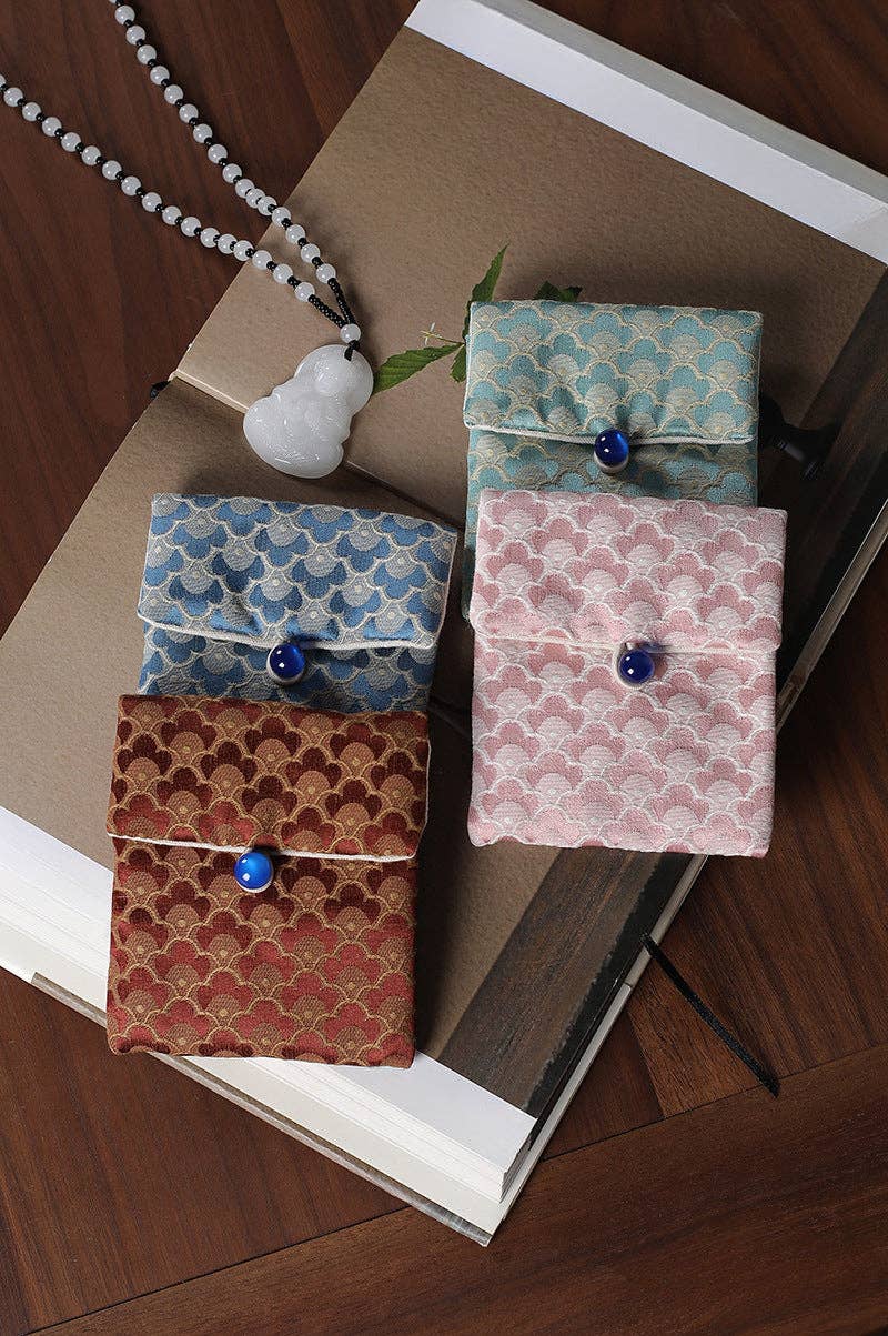 Gohobi （We cover U.S. import duties） – Großhandel Schmuckschatulle/-Organizer – Gohobi Deluxe Armbandtasche aus chinesischem Brokat11