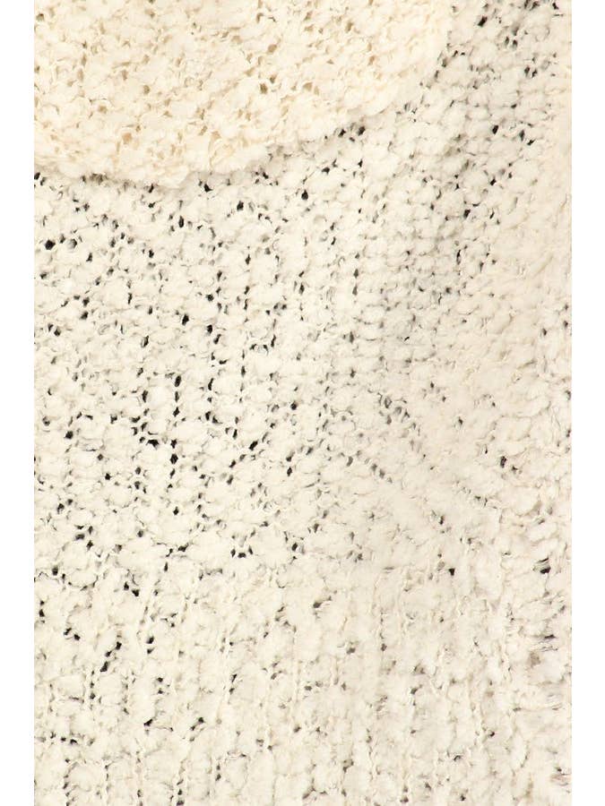 Oceanus Apparel – Großhandel Strickjacke – Damen – OUG80160 Cardigan-Pullover aus massivem Popcorn mit Verzierung16