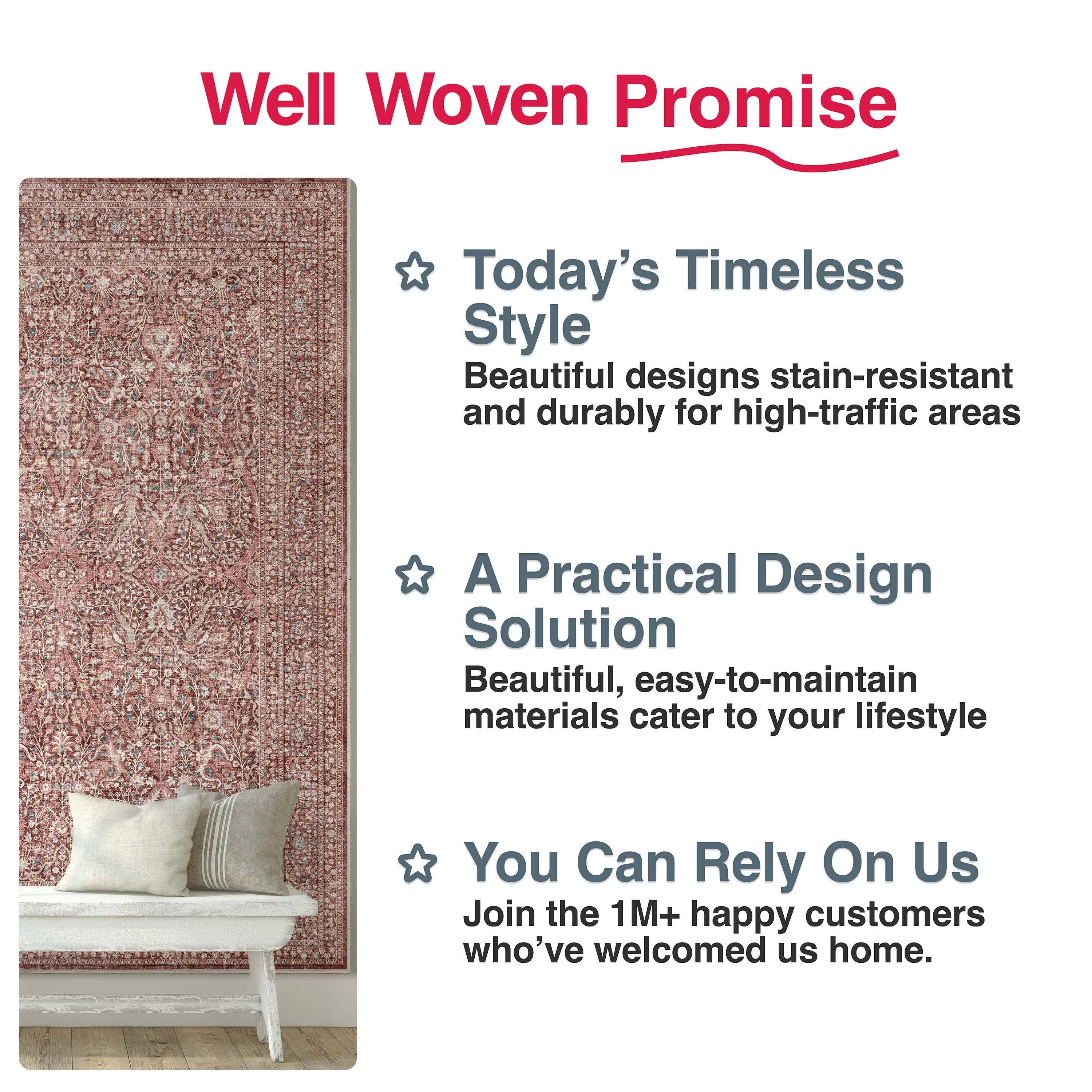 Well Woven - Wholesale Area Rug - Isolde Vintage Persian Oriental Flat-Weave Rug65