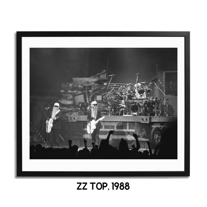 ZZ Top, 1988/Photographie de Nashville pour la vente par Country Cuties Clothing
