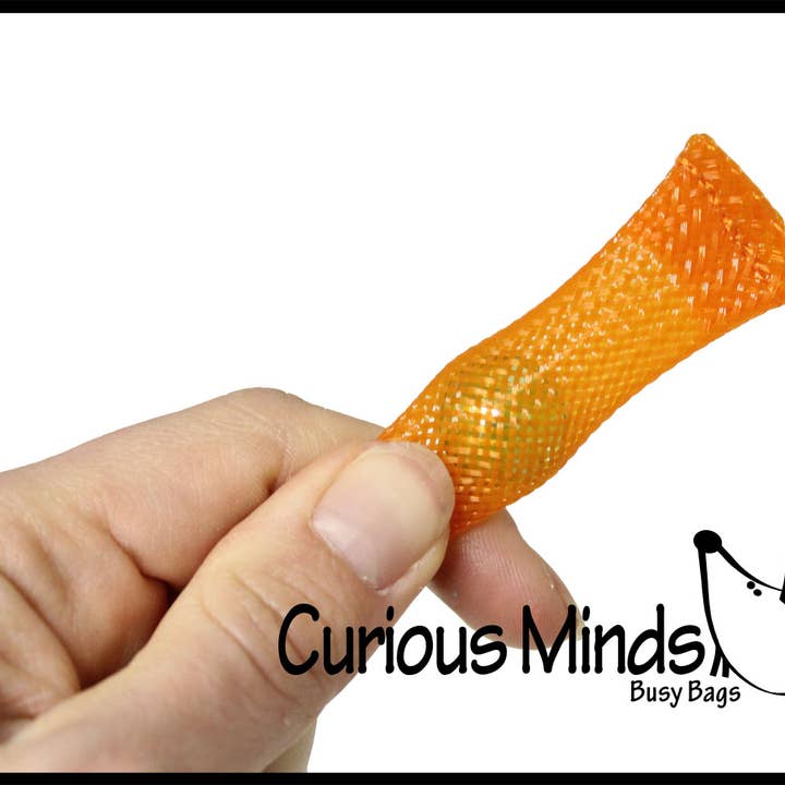 Curious Minds Toys – wholesale Fidget toy – Kids – 1 Mesh Tube and Marble Fidget Toy3