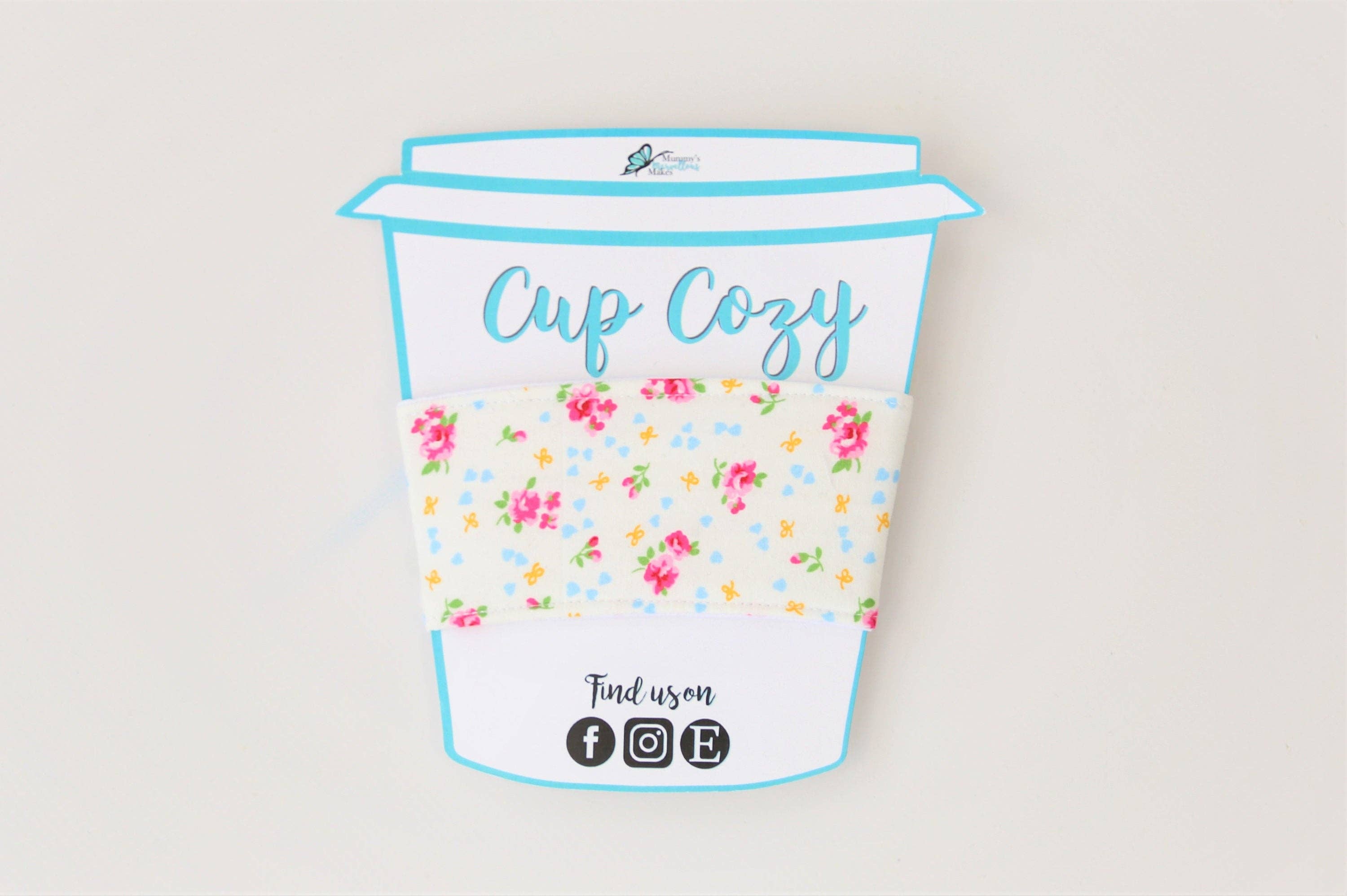 Mummy's Marvellous Makes Ltd – wholesale Drink huggers & koozies – Coffee Cup Cozy, Coffee Cup Sleeve, Coffee Cosy, Zero Waste, Coffee Gift, Eco Friendly, Teacher Gift, Gift for Her9