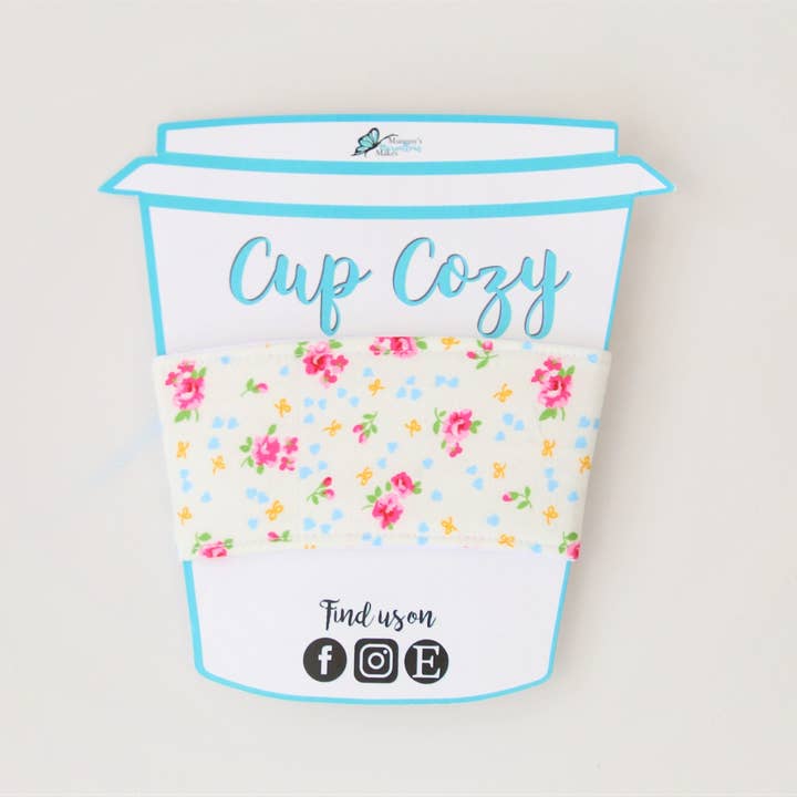 Mummy's Marvellous Makes Ltd – wholesale Drink huggers & koozies – Coffee Cup Cozy, Coffee Cup Sleeve, Coffee Cosy, Zero Waste, Coffee Gift, Eco Friendly, Teacher Gift, Gift for Her9