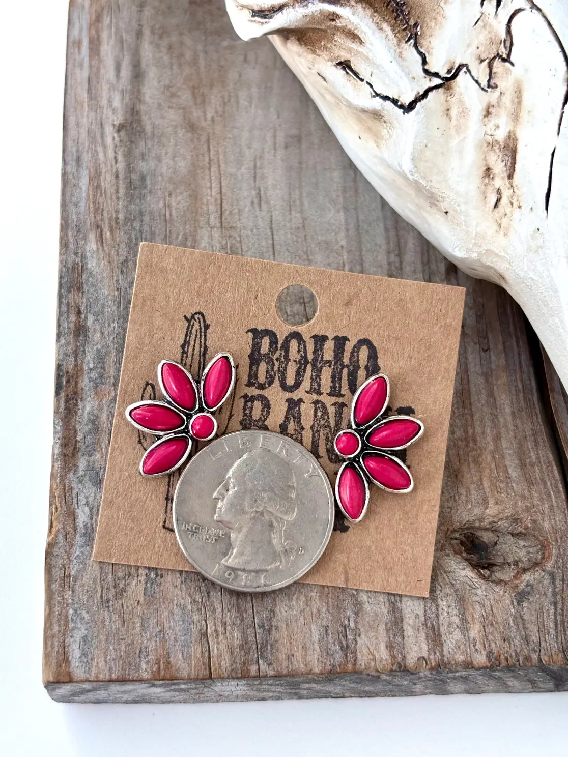 Boho Ranch Shop - Wholesale Stud/Post Earrings - Western Style Stone Stud Earrings5