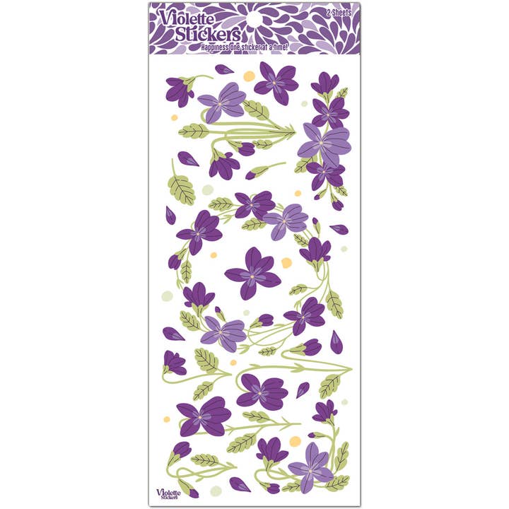 Violette Stickers - Wholesale Sticker - C333 Delicate Violet Stickers