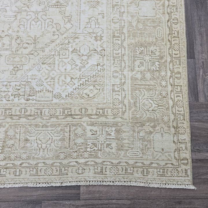 MesopotamiaRugs - Wholesale Area rug - Oversized Neutral Turkish Rug 9x12: Vintage Cream Beige Wool Area Rug2
