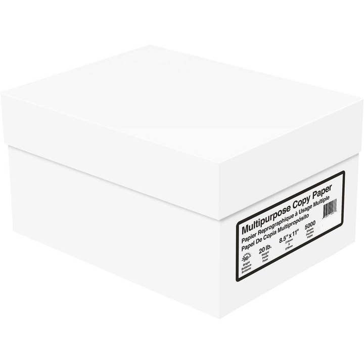 EcoQuality - Wholesale Letterhead - Recycled Multipurpose Copy Printer Paper, 92 Bright, 20 lb Bond Weight, 8.5 x 11, White, 500/Ream