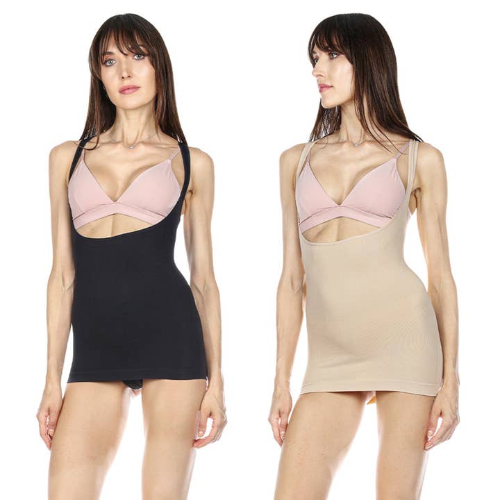 Infinity Classics International Inc. - Wholesale Tank Top - Women's - 2 Pack Braless Racerback Tank
