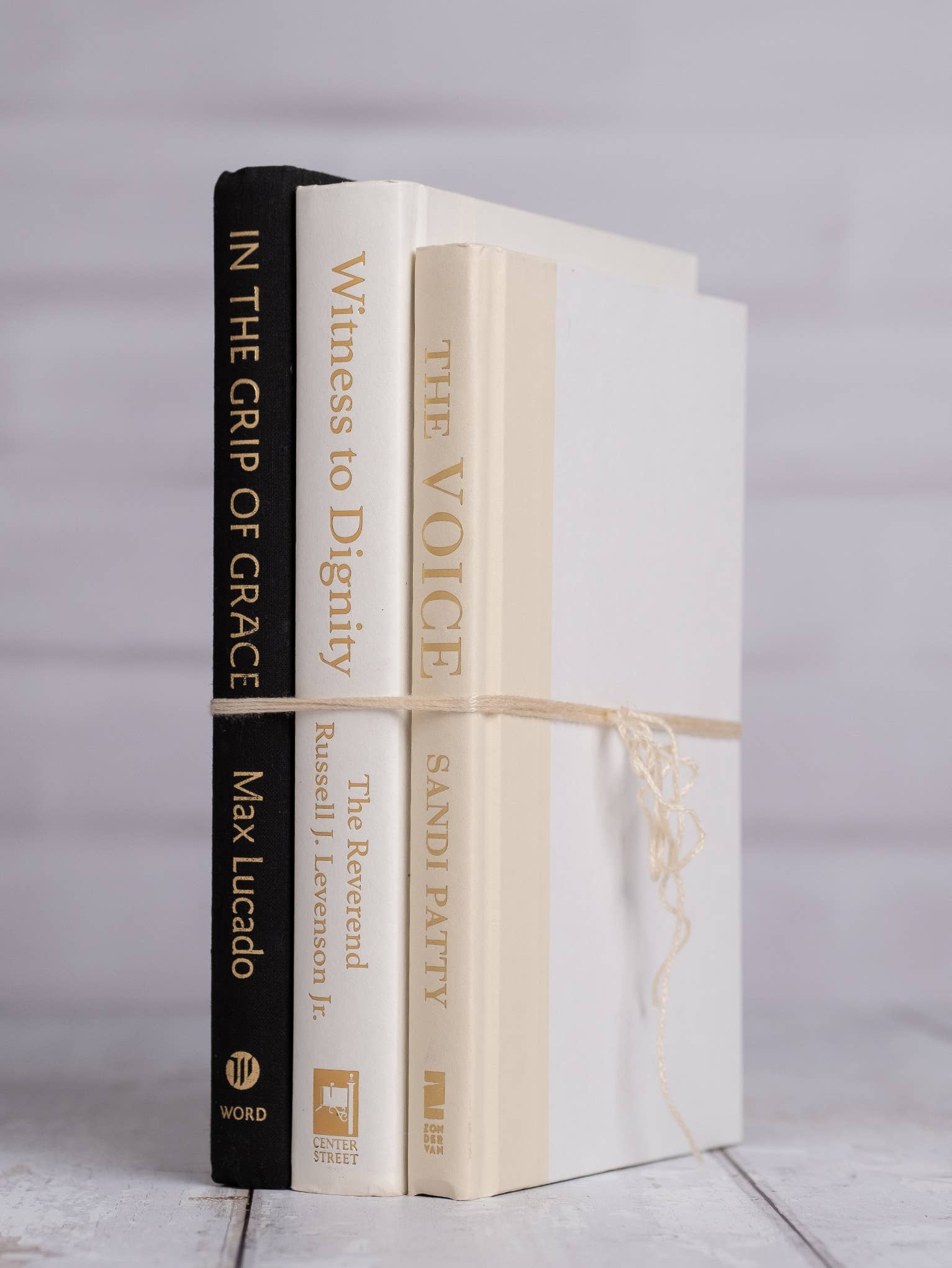 Made Market Co. - Wholesale Decorative Tabletop Object - Decorative Books Decor - Neutrals Set of 3 2