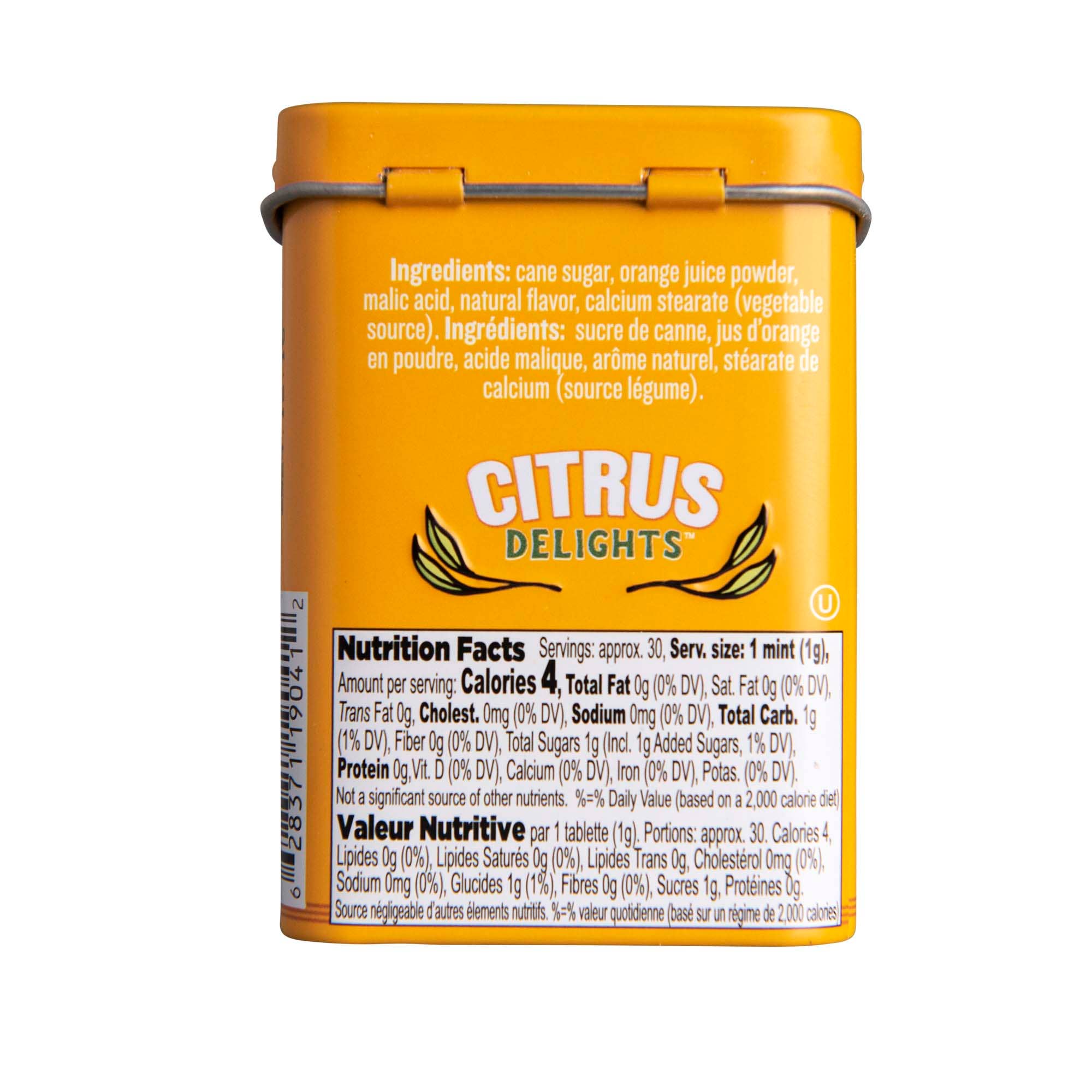 Big Sky Brands Inc. - Wholesale Zuigsnoepjes - Citrus Delights Sevilla Sinaasappel - 48kt1