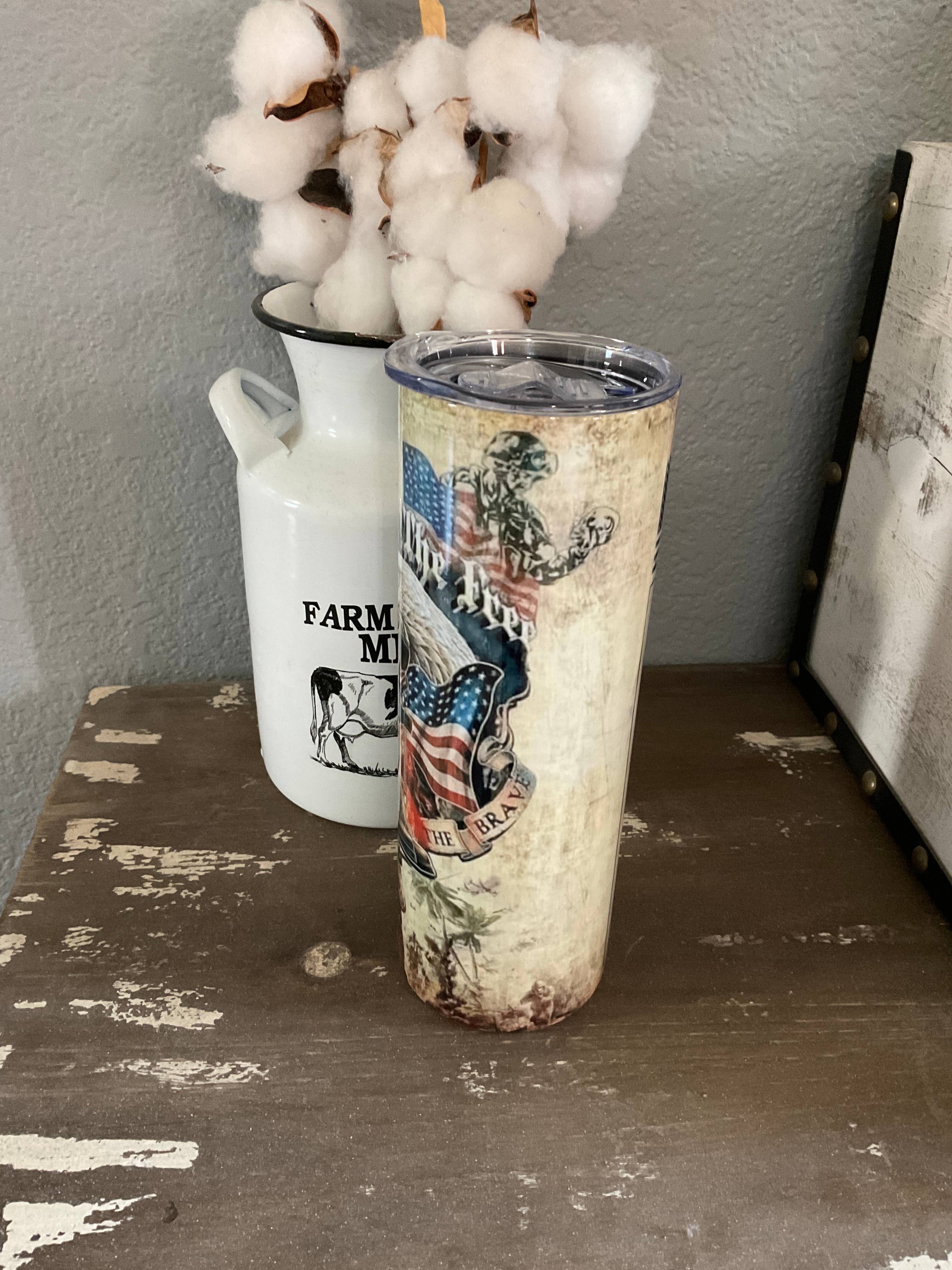 Farm Life Crafting - Wholesale Insulated Mug/Tumbler - Veterans 20oz Tumblers2