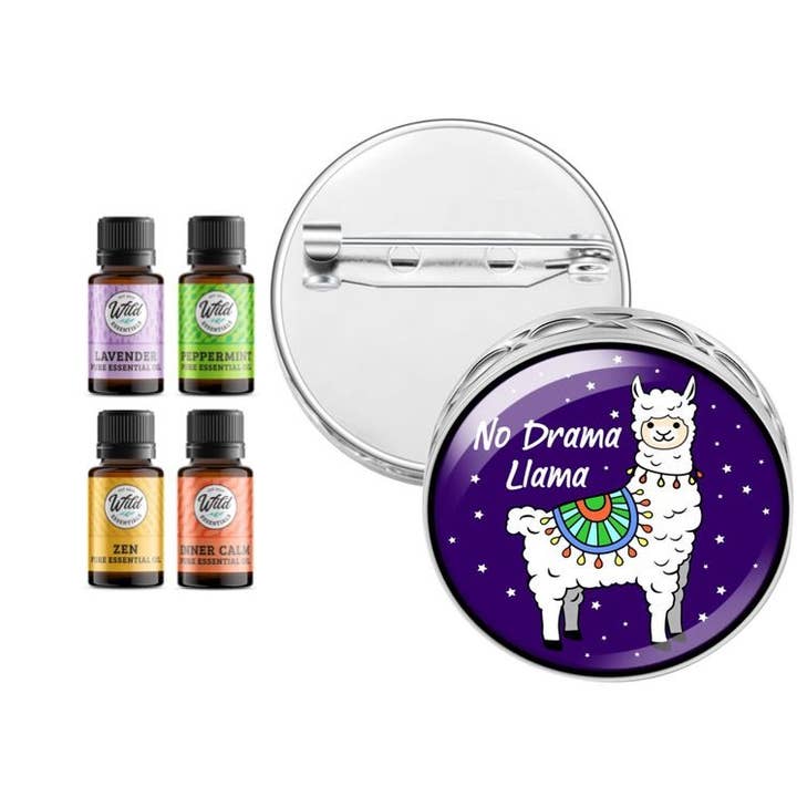 No Dramma Lama con quattro oli per la vendita all'ingrosso da parte di Wild Essentials