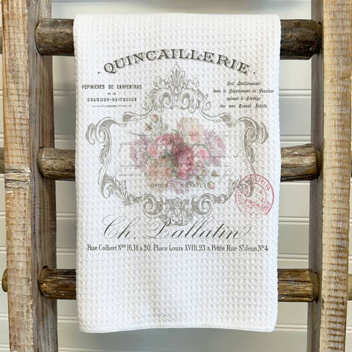 Torchon de marché vintage français pour la vente par This Joyful Home